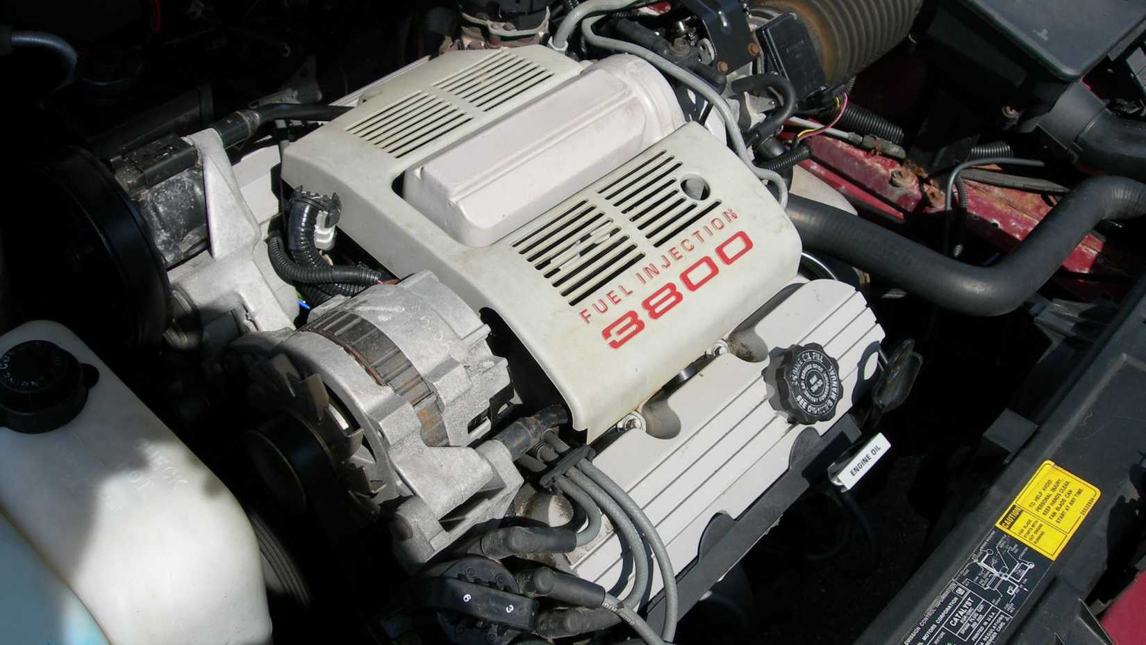 GM 3800 V6 close-up shot