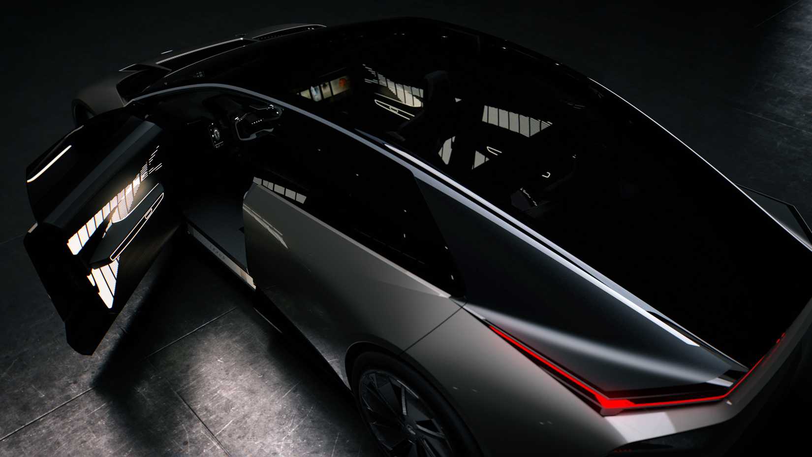Vista superior do Lexus LF-ZC Concept