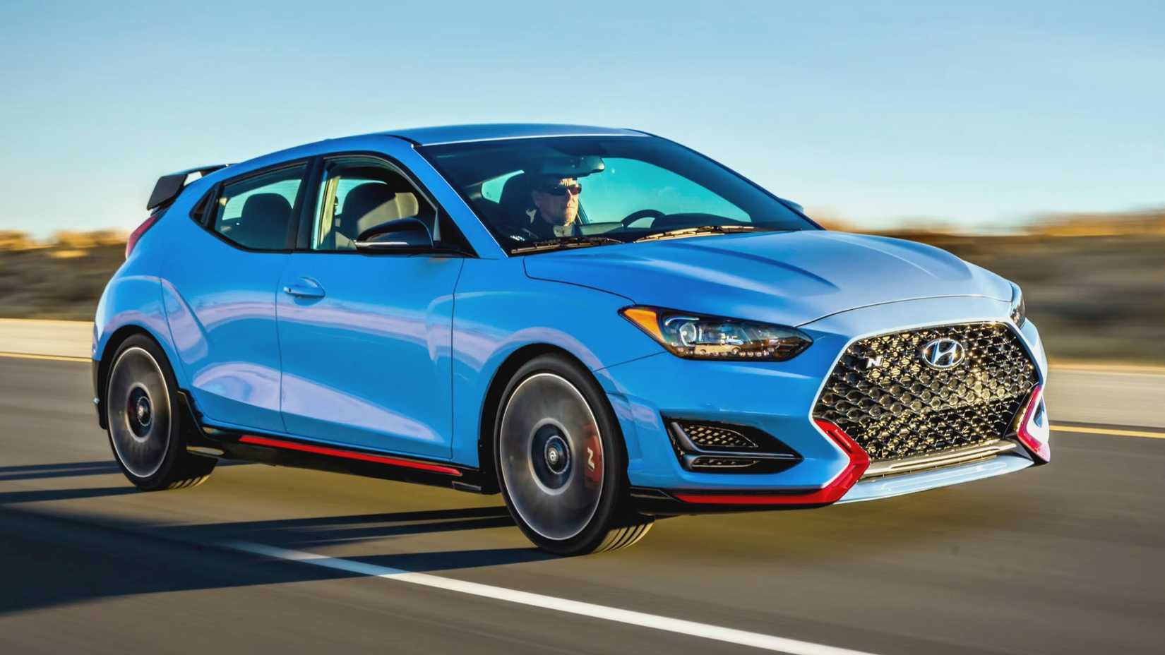 Blue 2019 Hyundai Veloster N