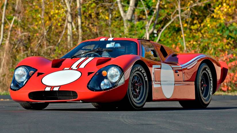 Red 1967 Ford GT40 MK IV