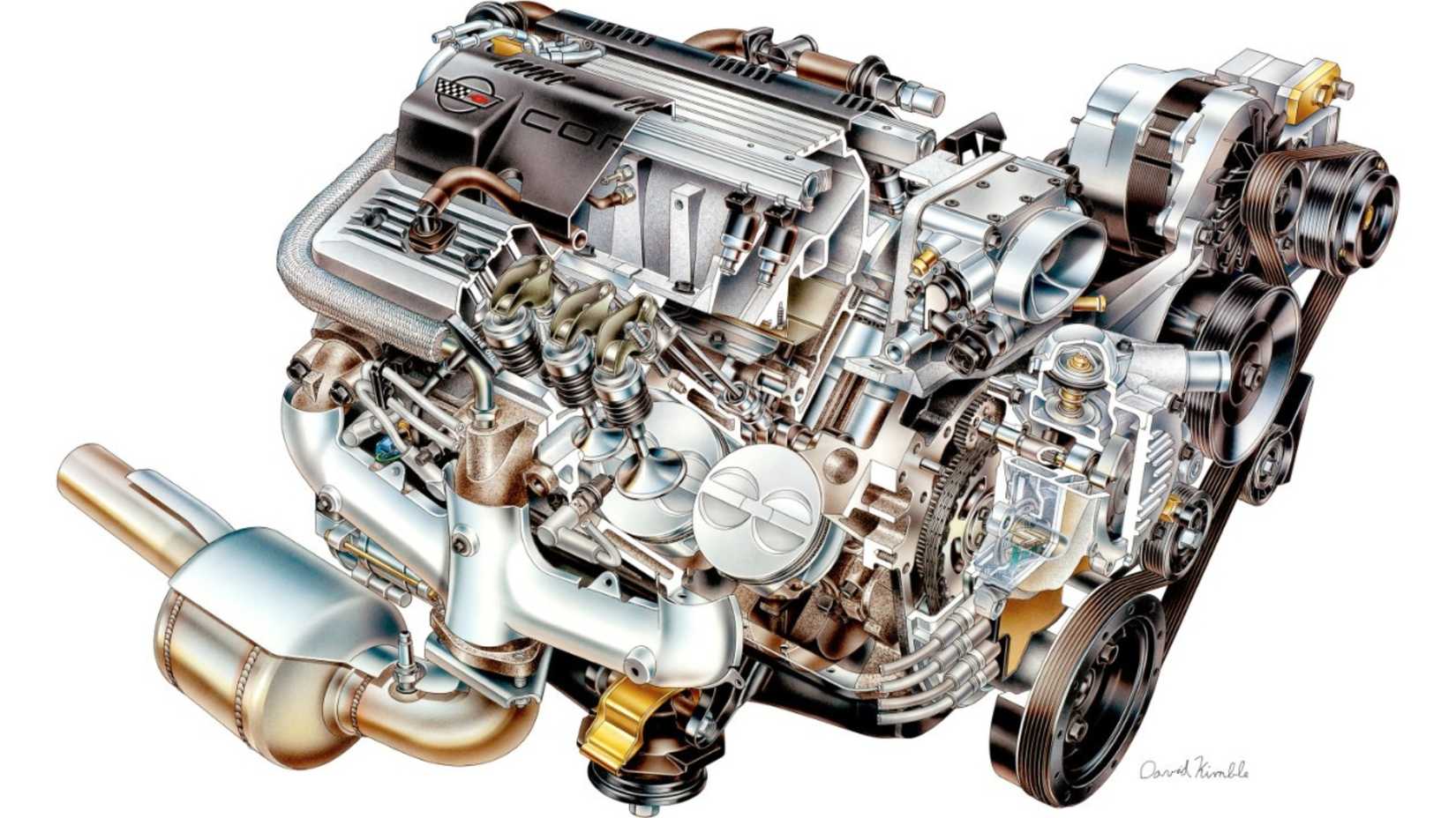 350 Small-Block Engine 5.7-Liter