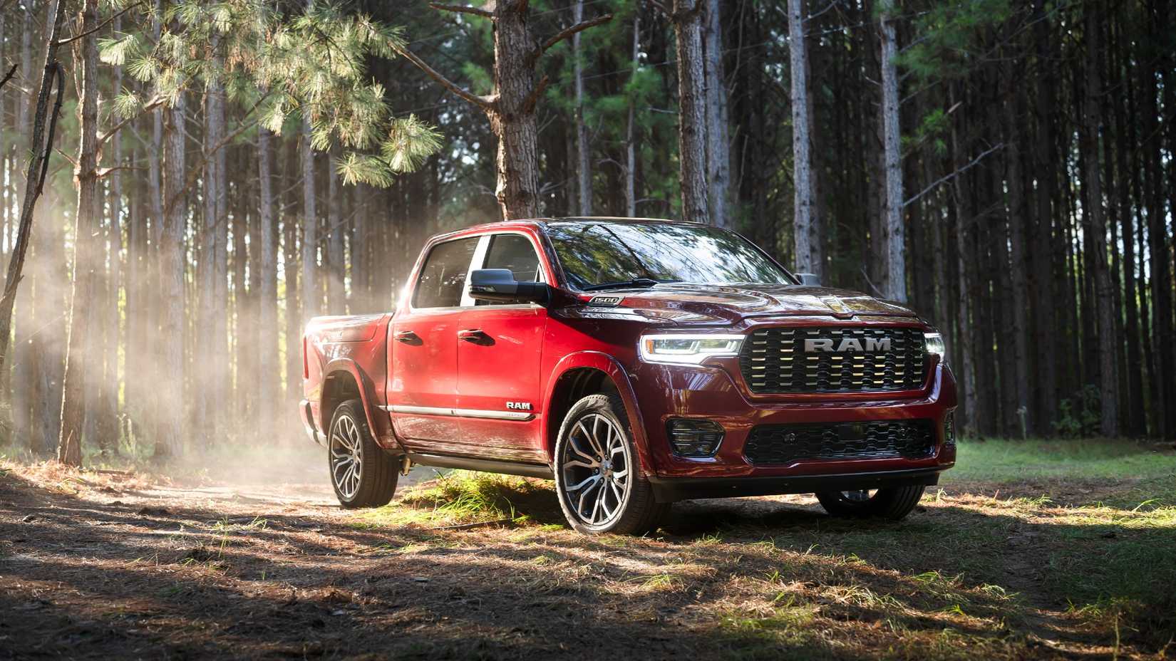 Red 2025 Ram 1500 Tungsten