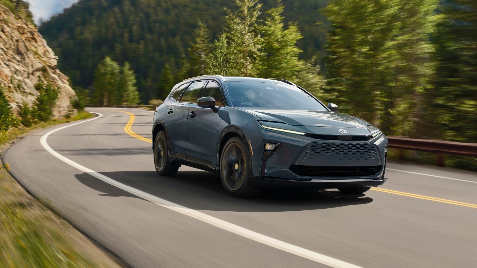 Blue 2025 Toyota Crown 