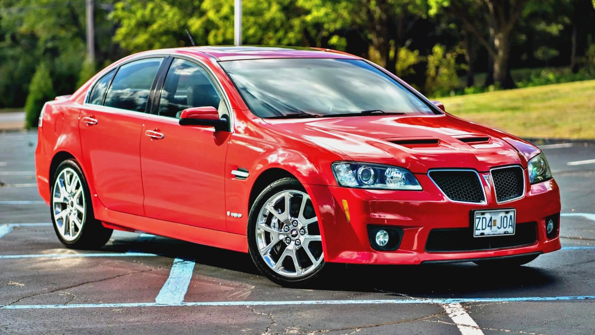 Red 2009 Pontiac G8 GXP