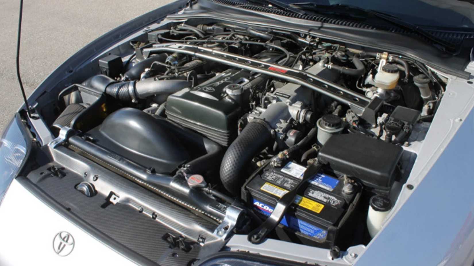 MK4 Toyota Supra engine close-up