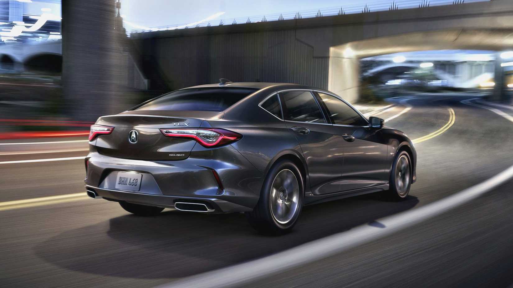 Gray 2021 Acura TLX