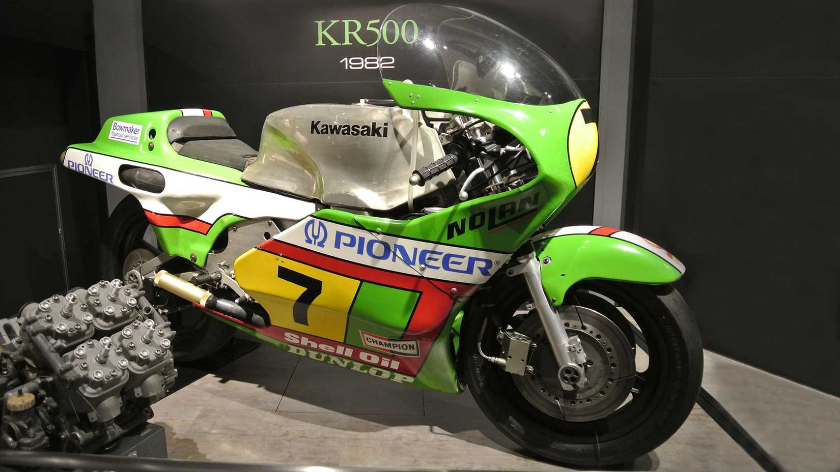 Piloto KR500 da Kawasaki