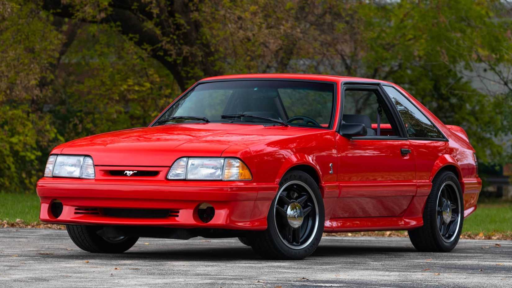 1993 Ford SVT Mustang Cobra R in red