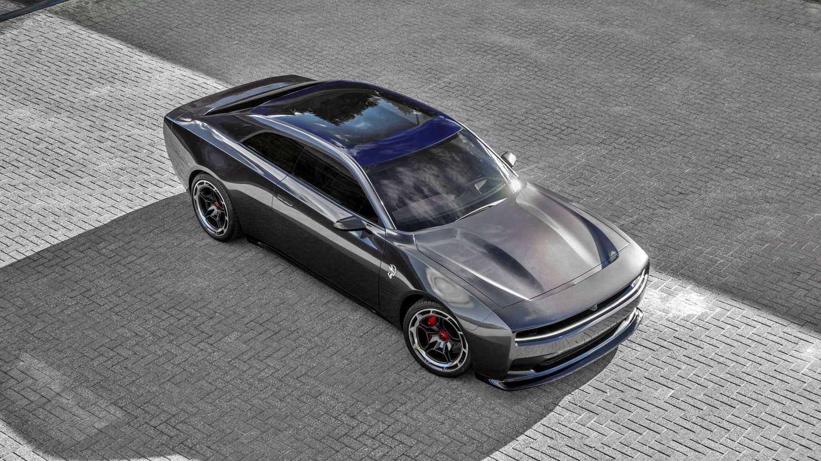 Top View Dodge Charger Daytona SRT Concept 