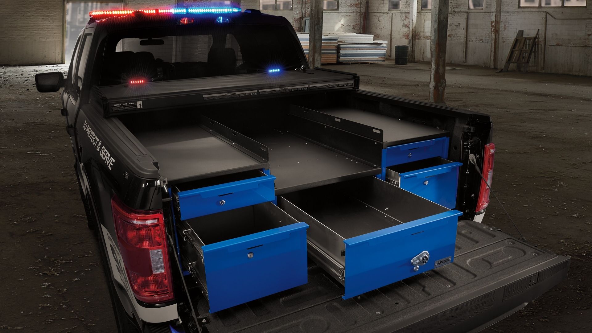Ford F-150 Police Responder bed