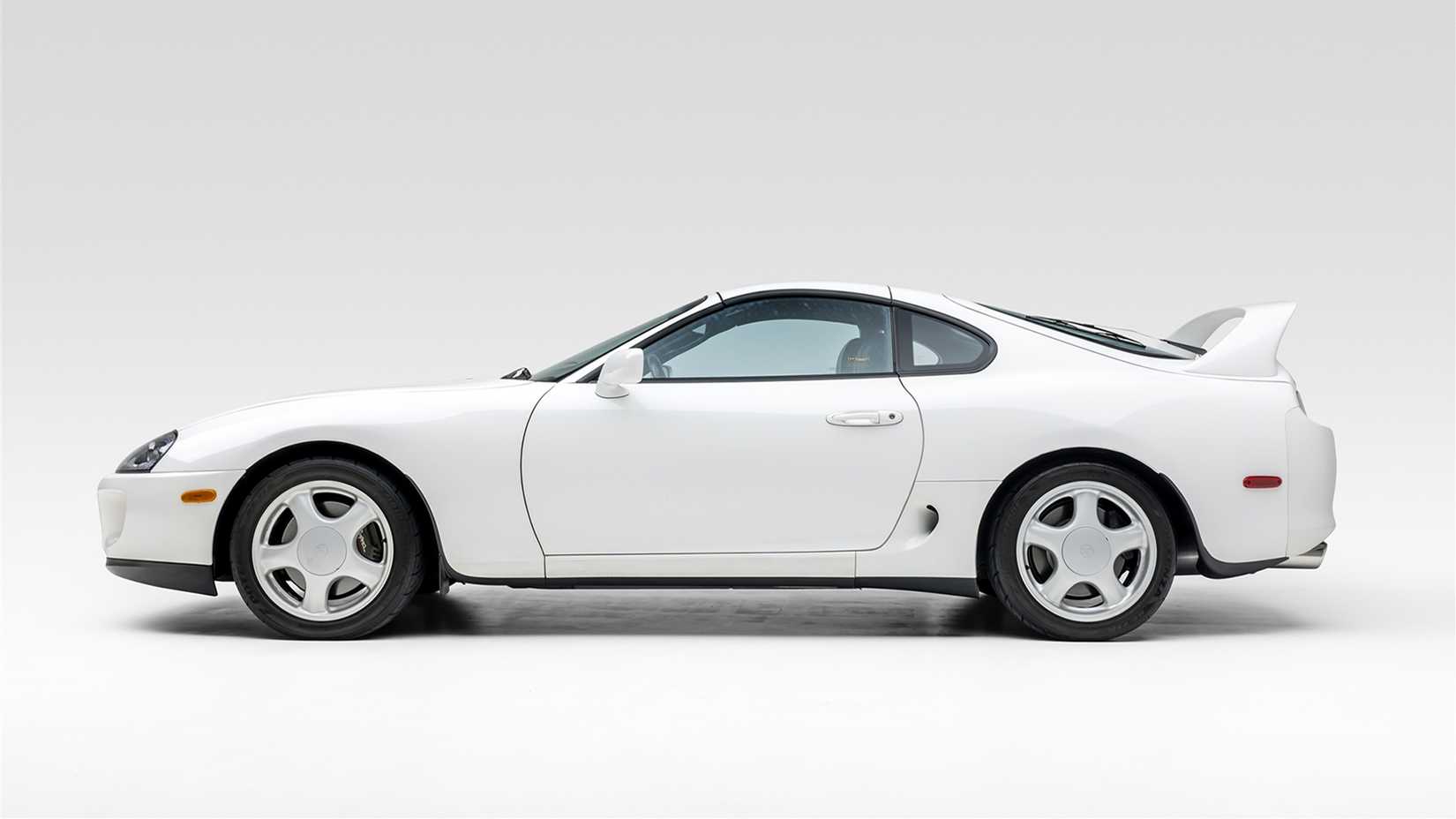 A White 1994 Toyota Supra MK 4 