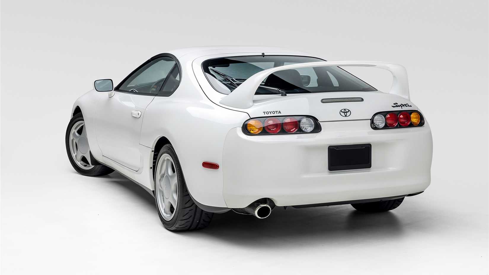 A White 1994 Toyota Supra MK 4 