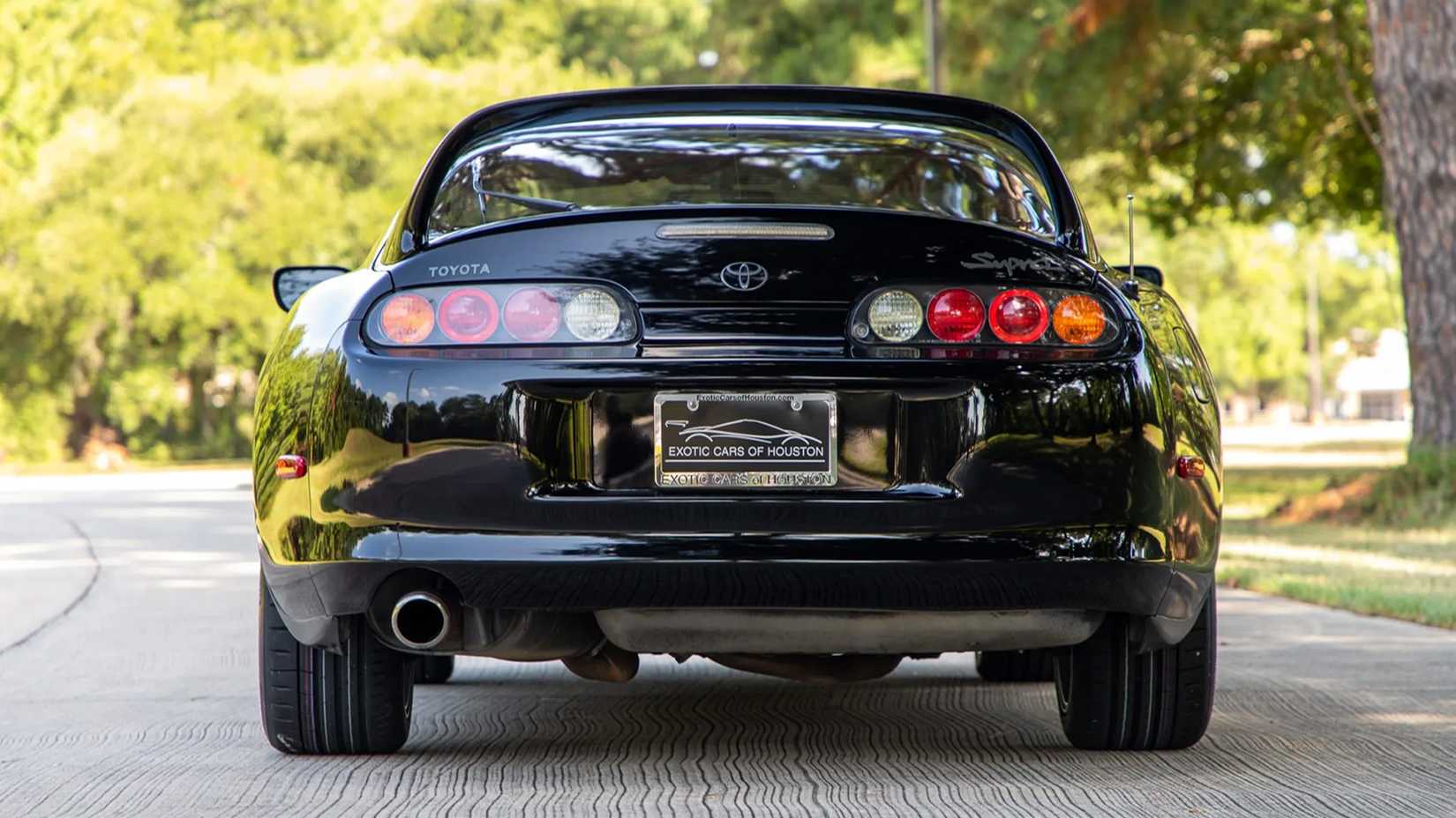 A Black 1994 Toyota Supra MK 4 