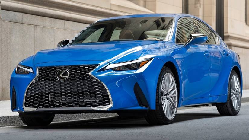 Blue Lexus IS