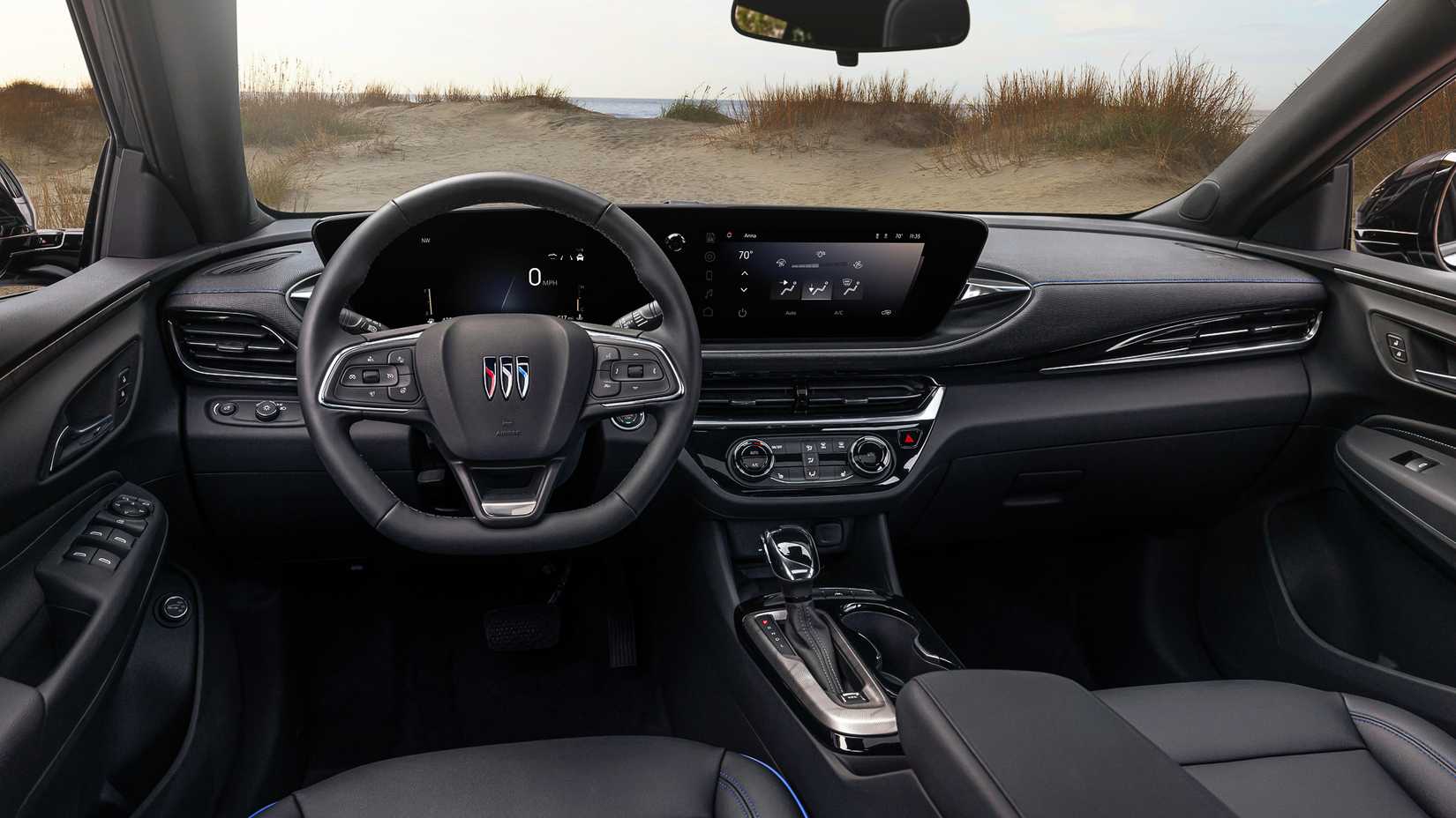 2025 Buick Envista interior shot showing dash