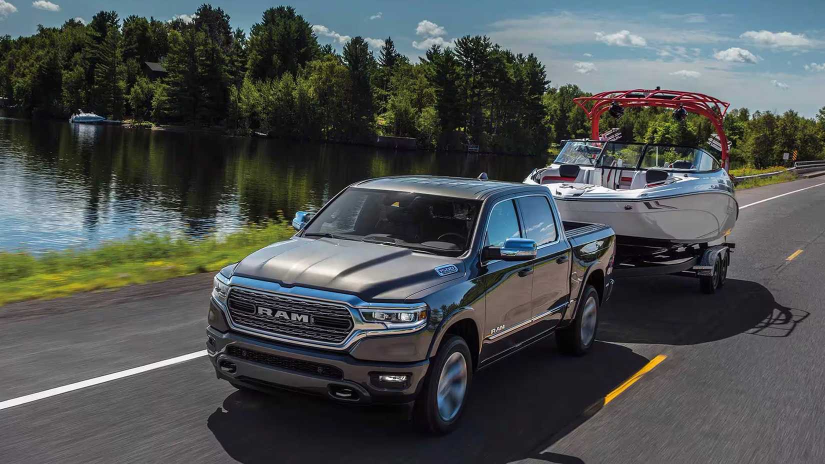 A gray 2024 Ram 1500 