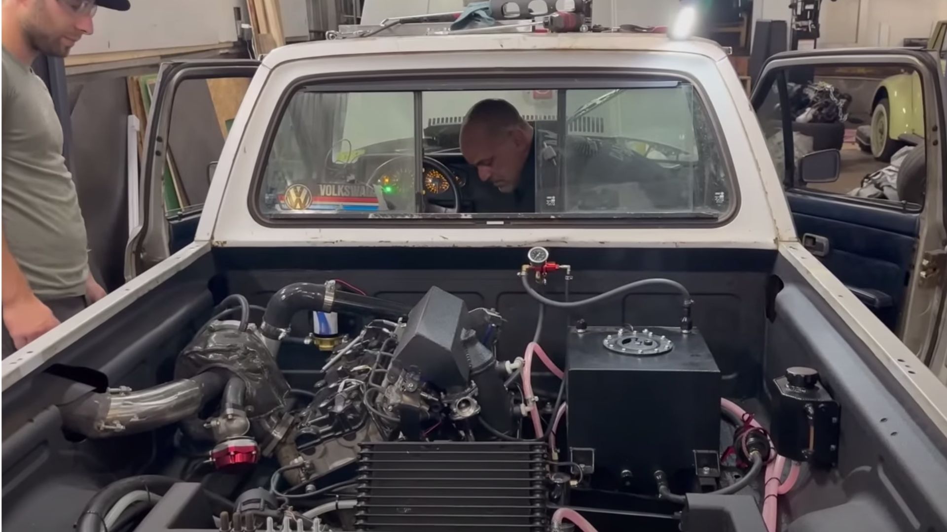 This VW Rabbit Pickup With A Hybrid Hayabusa Engine Is Absolutely Berserk