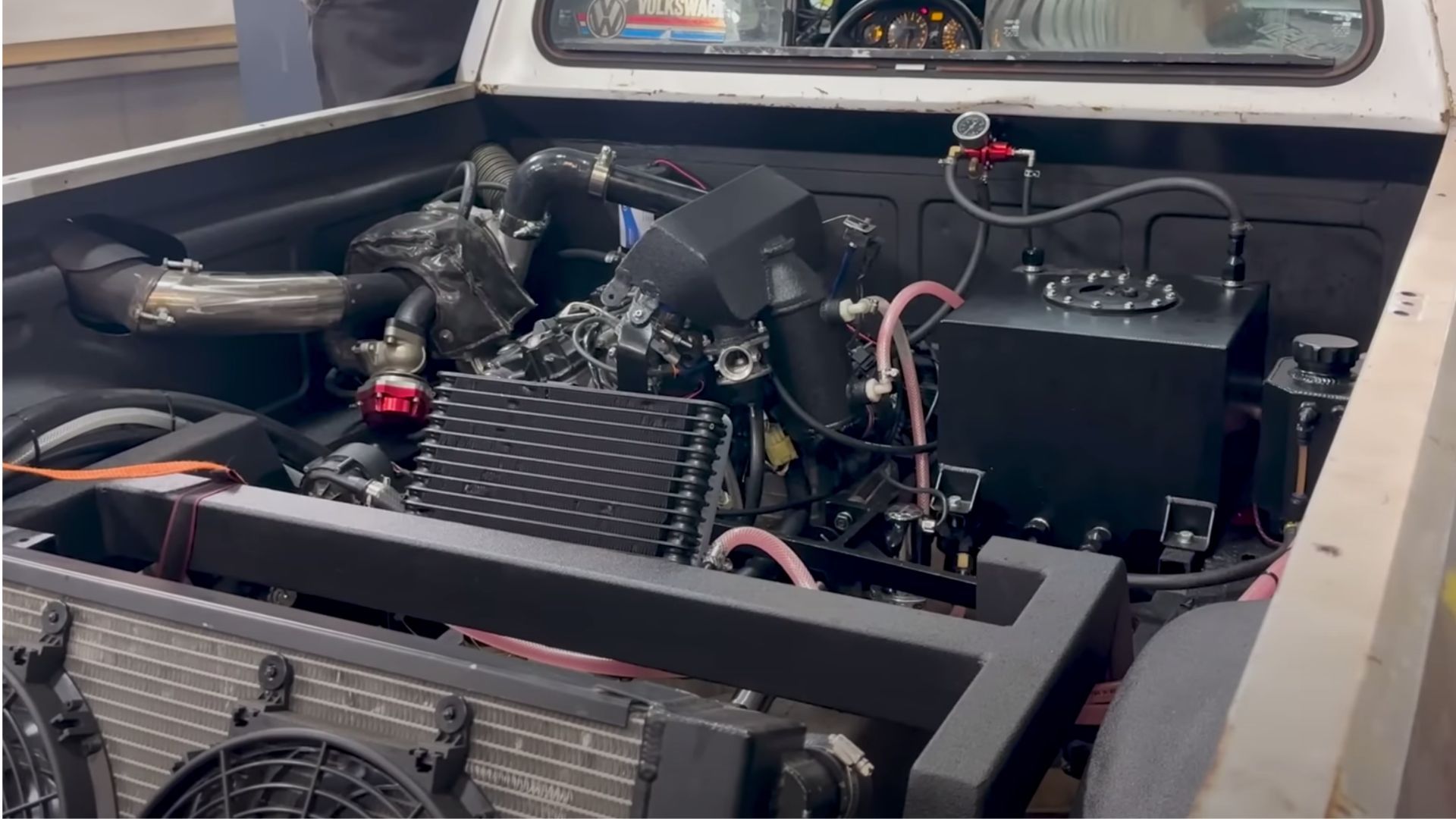 This VW Rabbit Pickup With A Hybrid Hayabusa Engine Is Absolutely Berserk