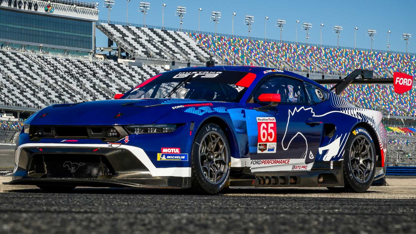 Ford Mustang GT3 front 3/4 shot