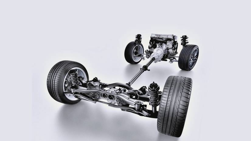 White Subaru Symmetrical AWD