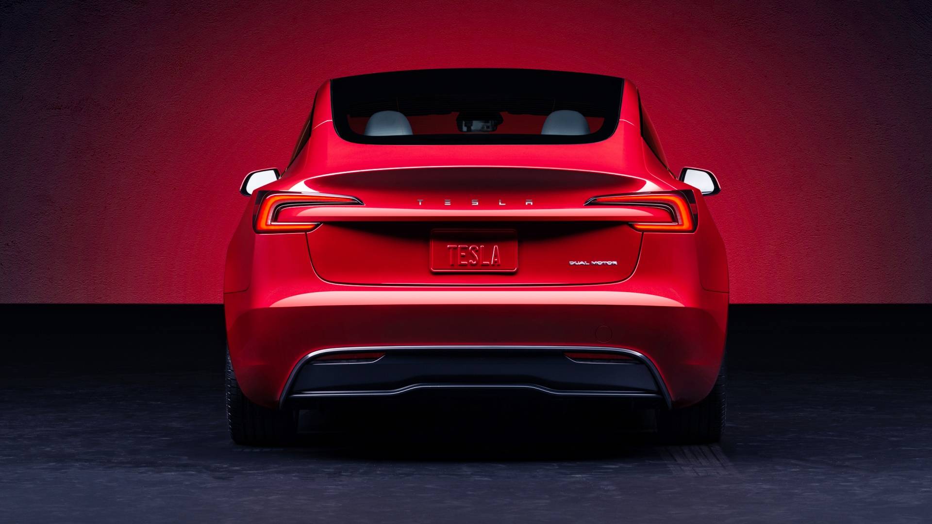Red Tesla Model 3 Rendering 2024 Tesla Model 3 Highland | TopSpeed