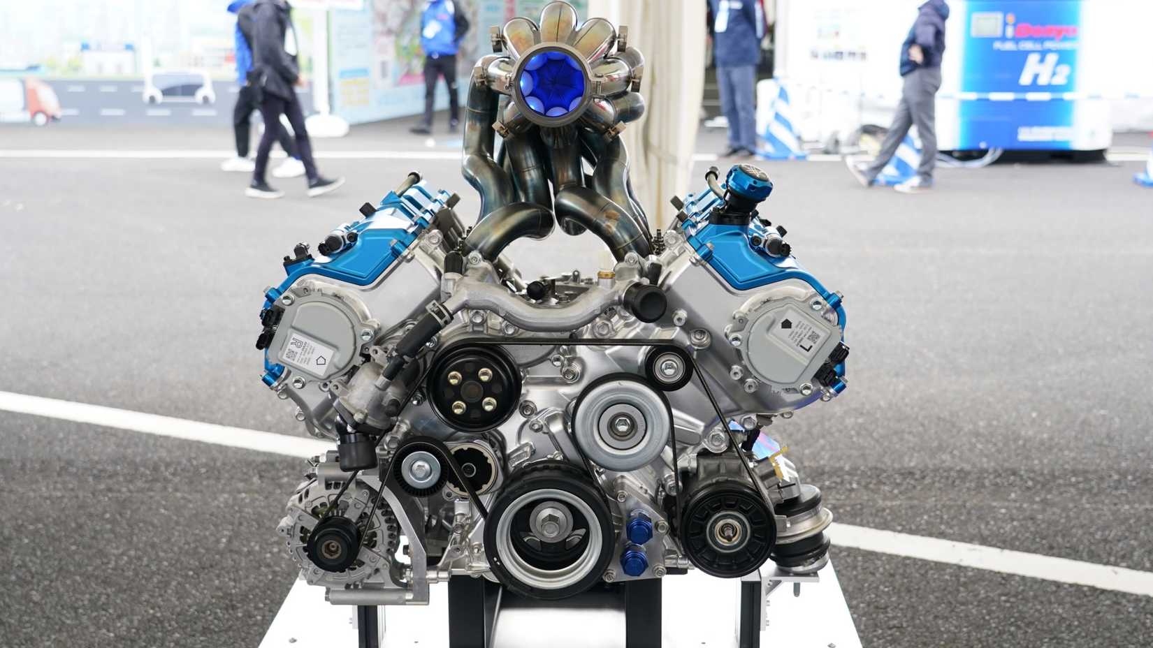 Motor Toyota V8 a hidrogênio