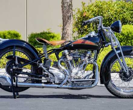 Tanque pequeno Crocker V-Twin 1937