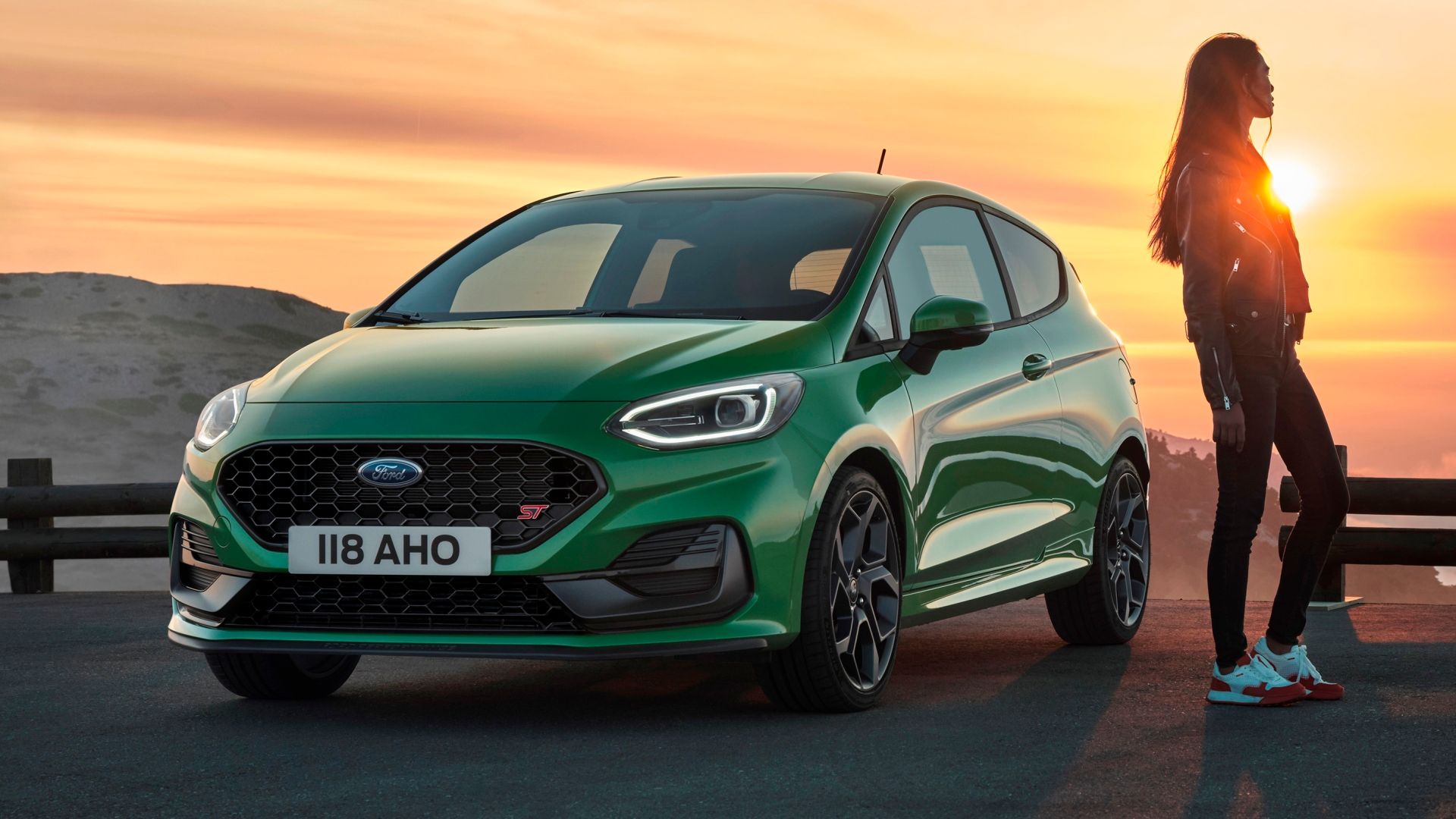 Frente verde Ford Fiesta ST