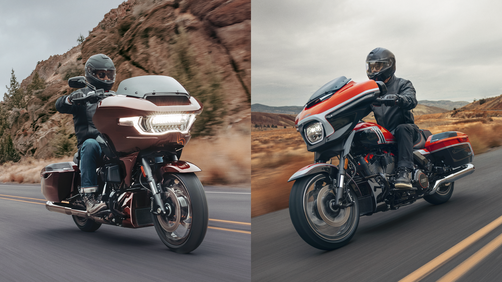 Harley-Davidson CVO Road Glide and CVO Street Glide
