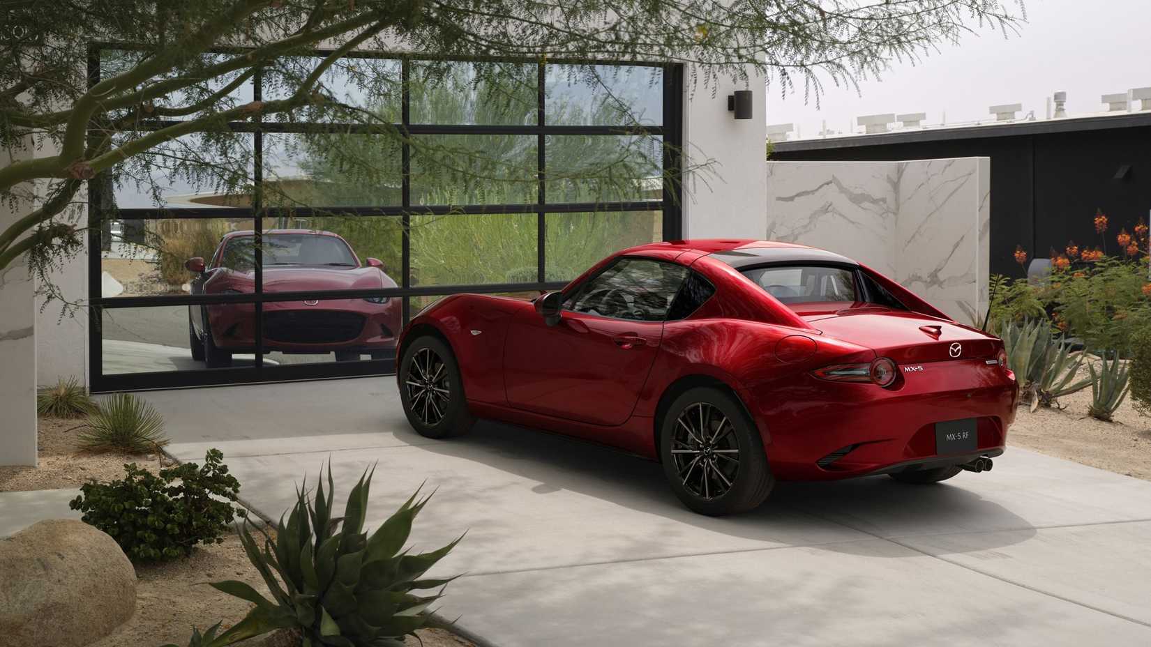 Red 2024 Mazda MX-5 Miata RF