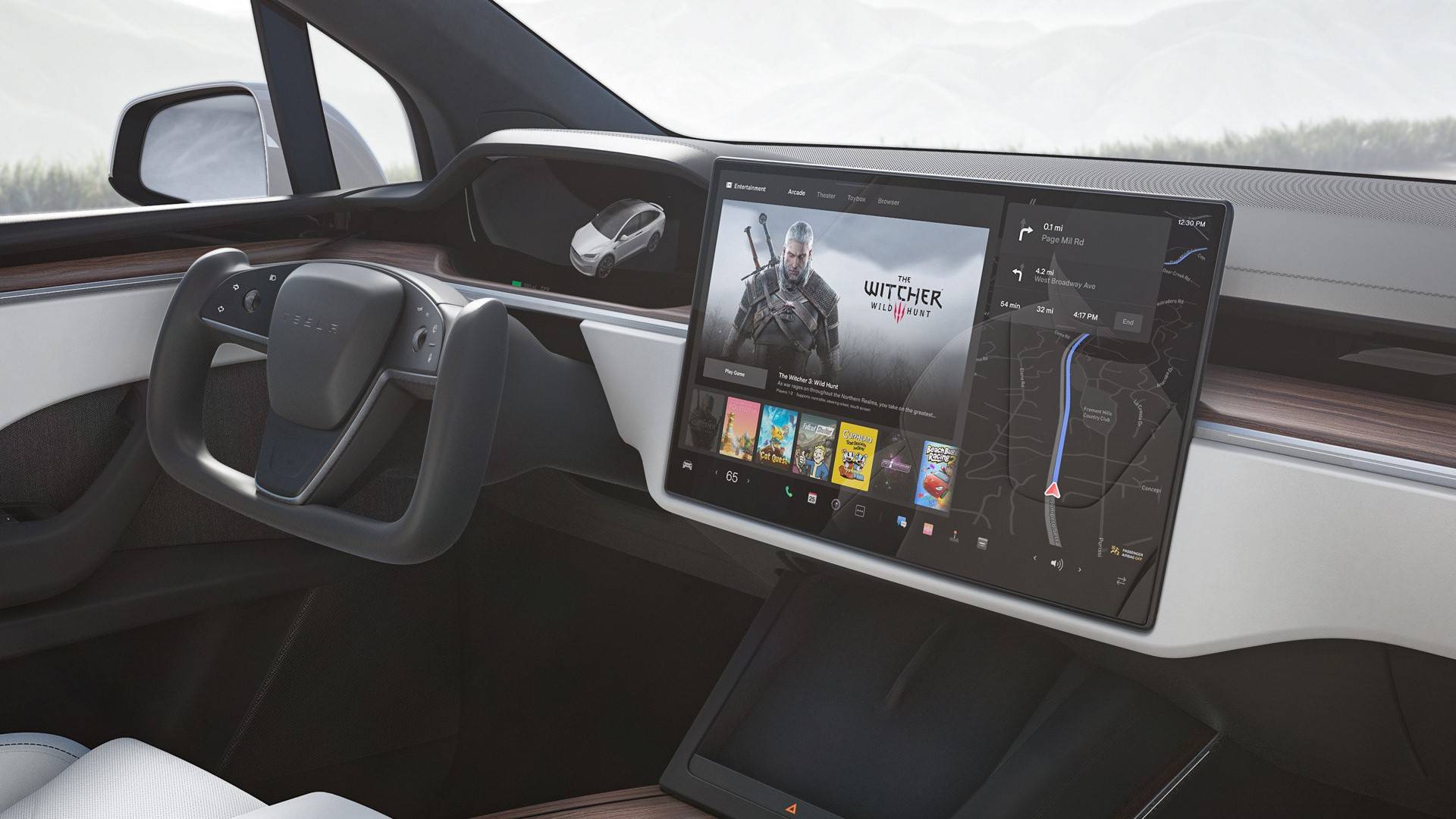 Tesla Entertainment Ford Might One-Up Tesla For In-Car EV Entertainment