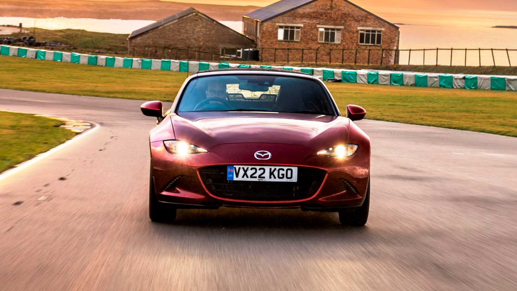 Mazda MX-5 Miata front action shot