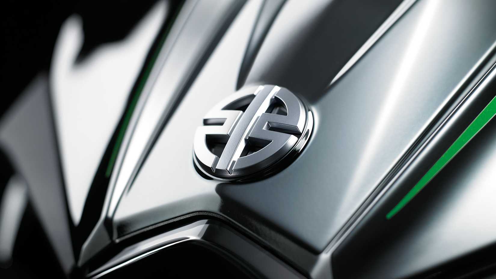 The "River Mark" Badge On A Kawasaki Ninja H2