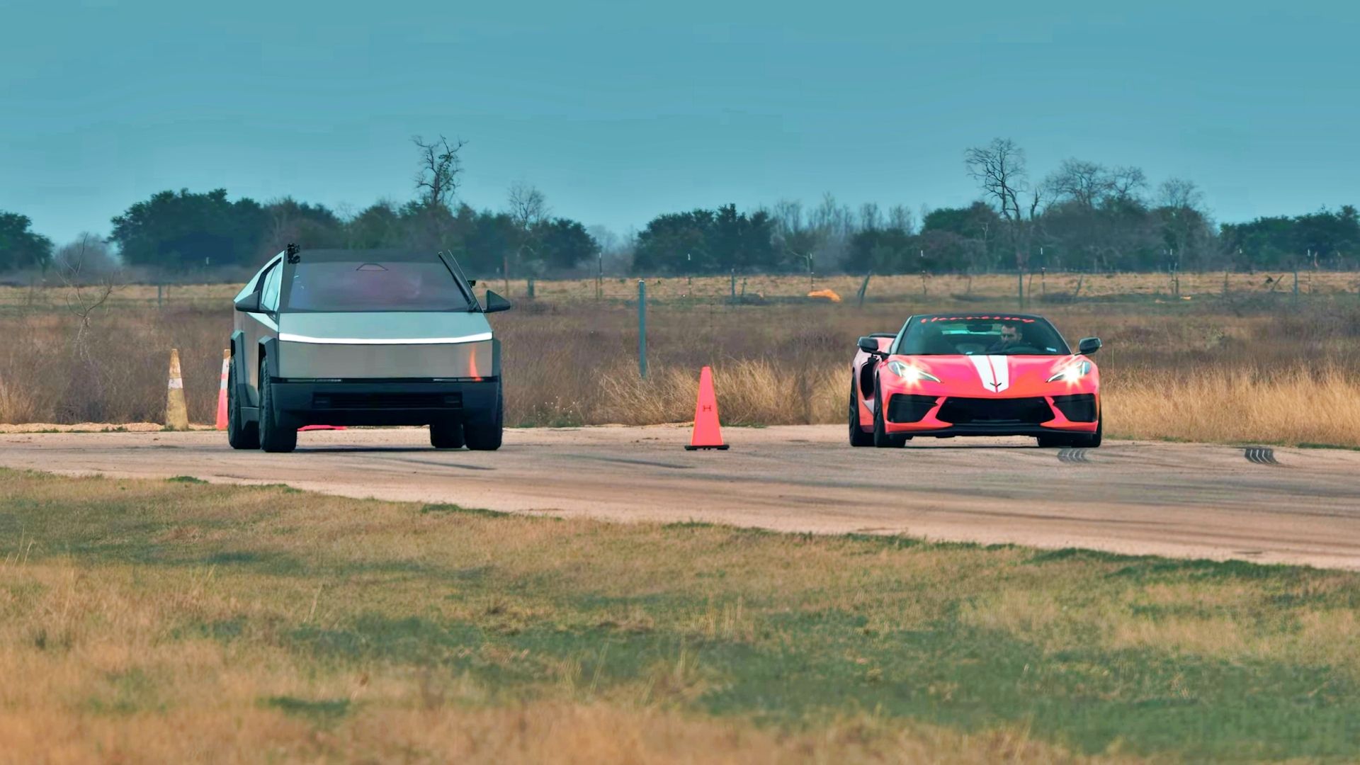 Hennessey Corvette C8 Vs. Tesla Cybertruck