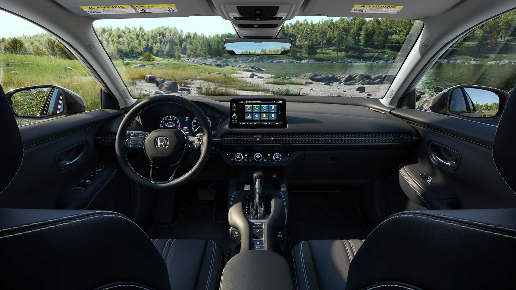 Interior shot of the 2024 Honda HR-V