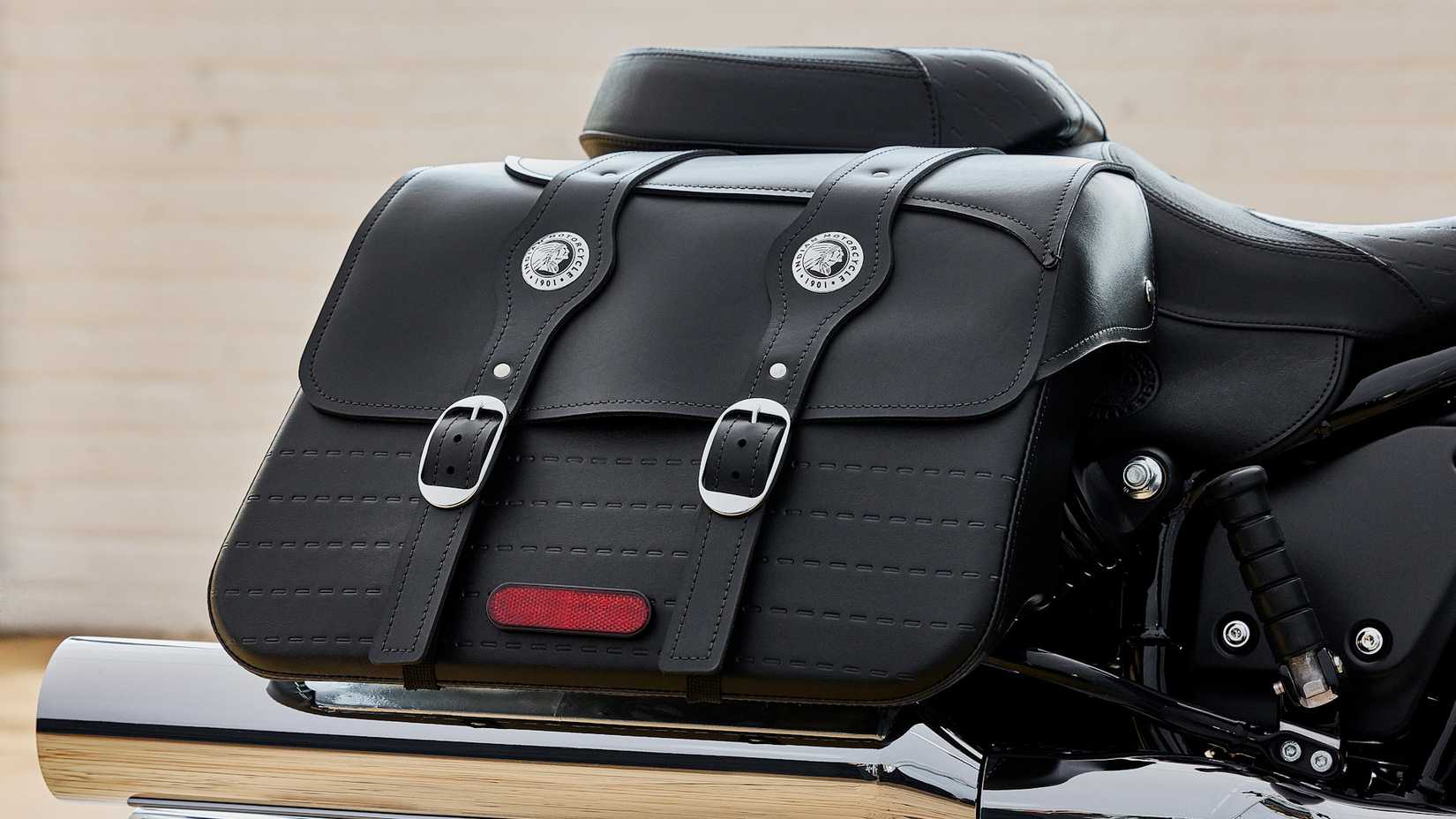 2024 Indian Super Chief saddlebag close-up details