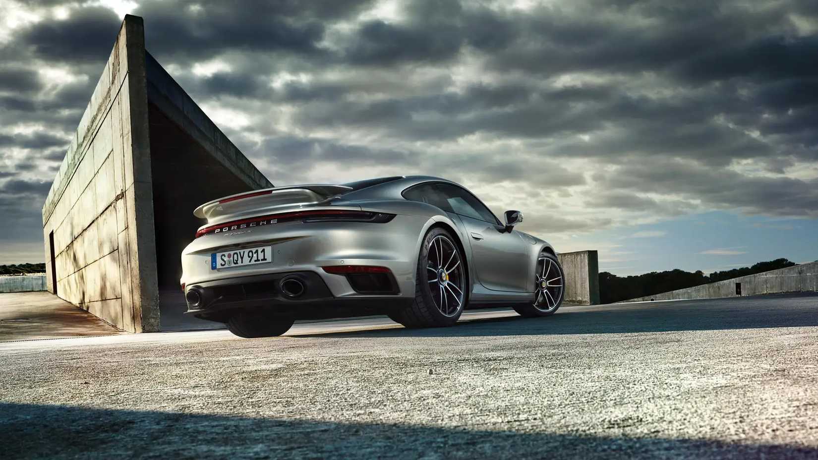 A Silver 2024 Porsche 911 Turbo S