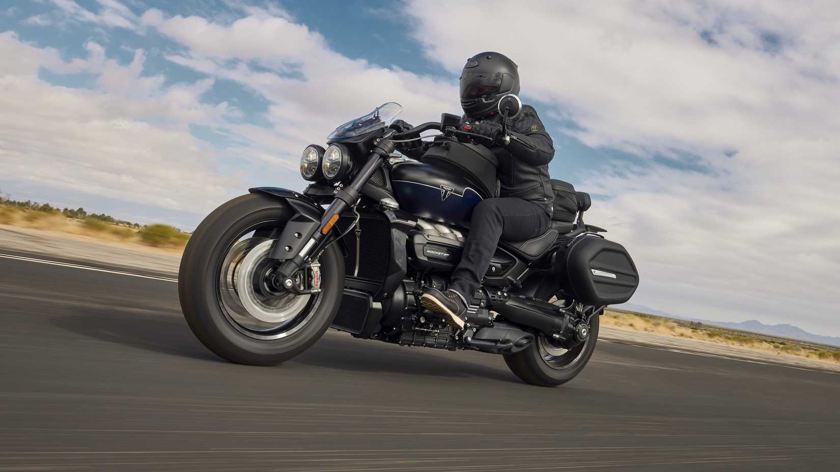 Triumph Rocket 3 Storm GT touring-ready features