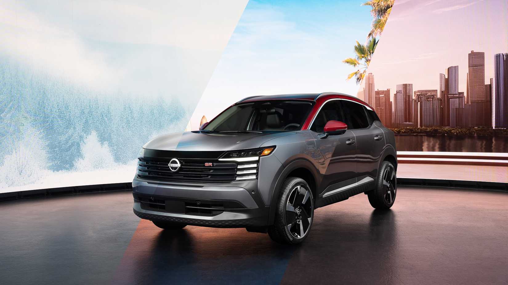 2025 Nissan Kicks front 3/4