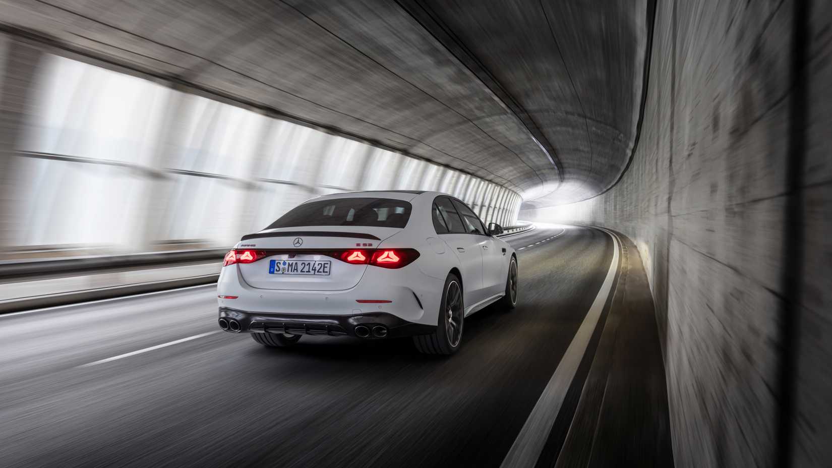 White 2025 Mercedes-AMG E53 Hybrid 4Matic+