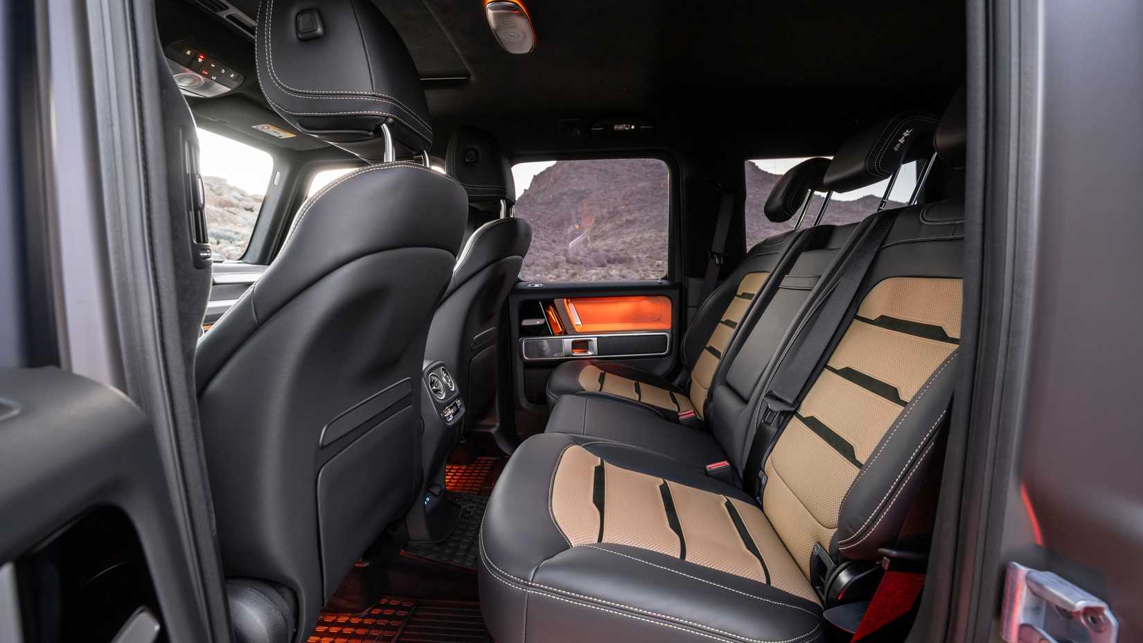 2025 Mercedes-Benz G-Class Interior shot showing rear seats