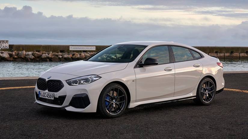 Front 3/4 view of the 2023 BMW 2 Series Gran Coupe