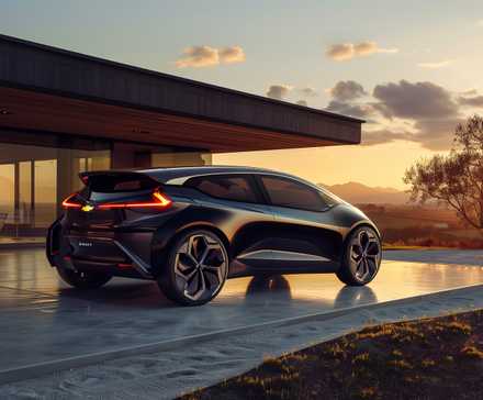 Renderização de IA do Chevy Bolt EV