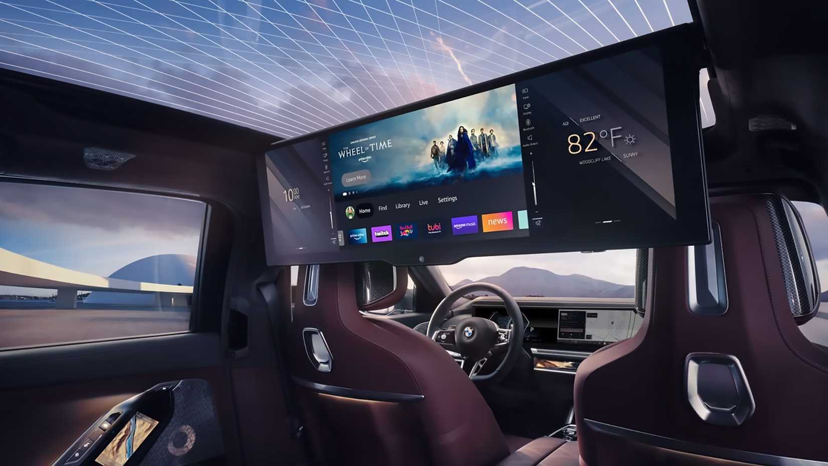 O interior do BMW Série 7 2024