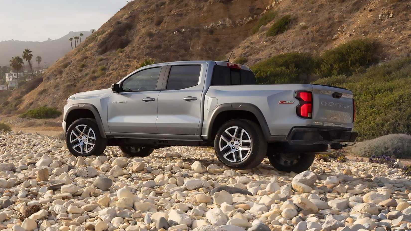 A Silver 2024 Chevrolet Colorado Z71