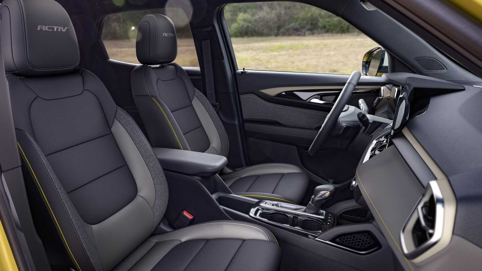 Interior shot of a 2024 Chevrolet Trailblazer