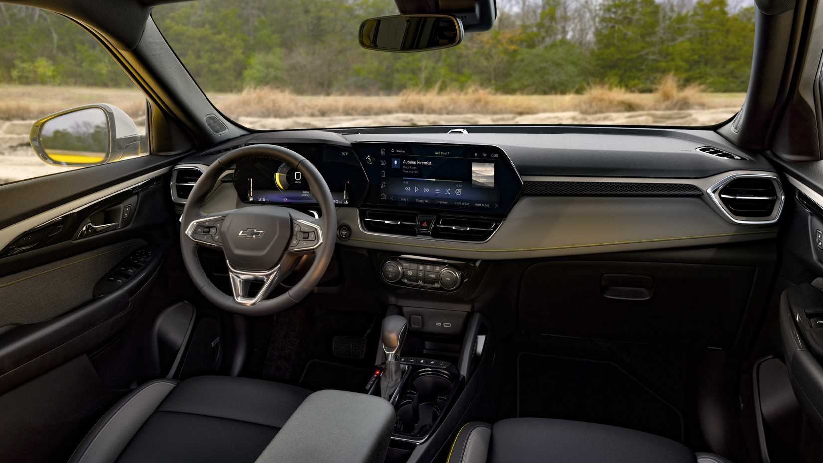 Interior shot of a 2024 Chevrolet Trailblazer
