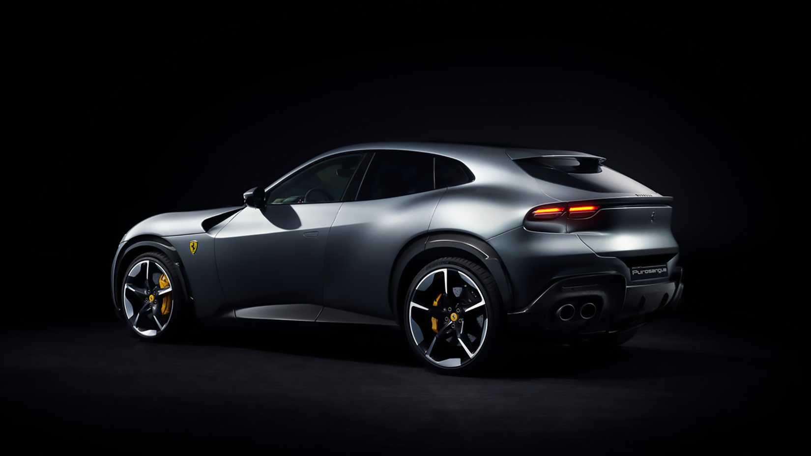 A Silver 2024 Ferrari Purosangue 