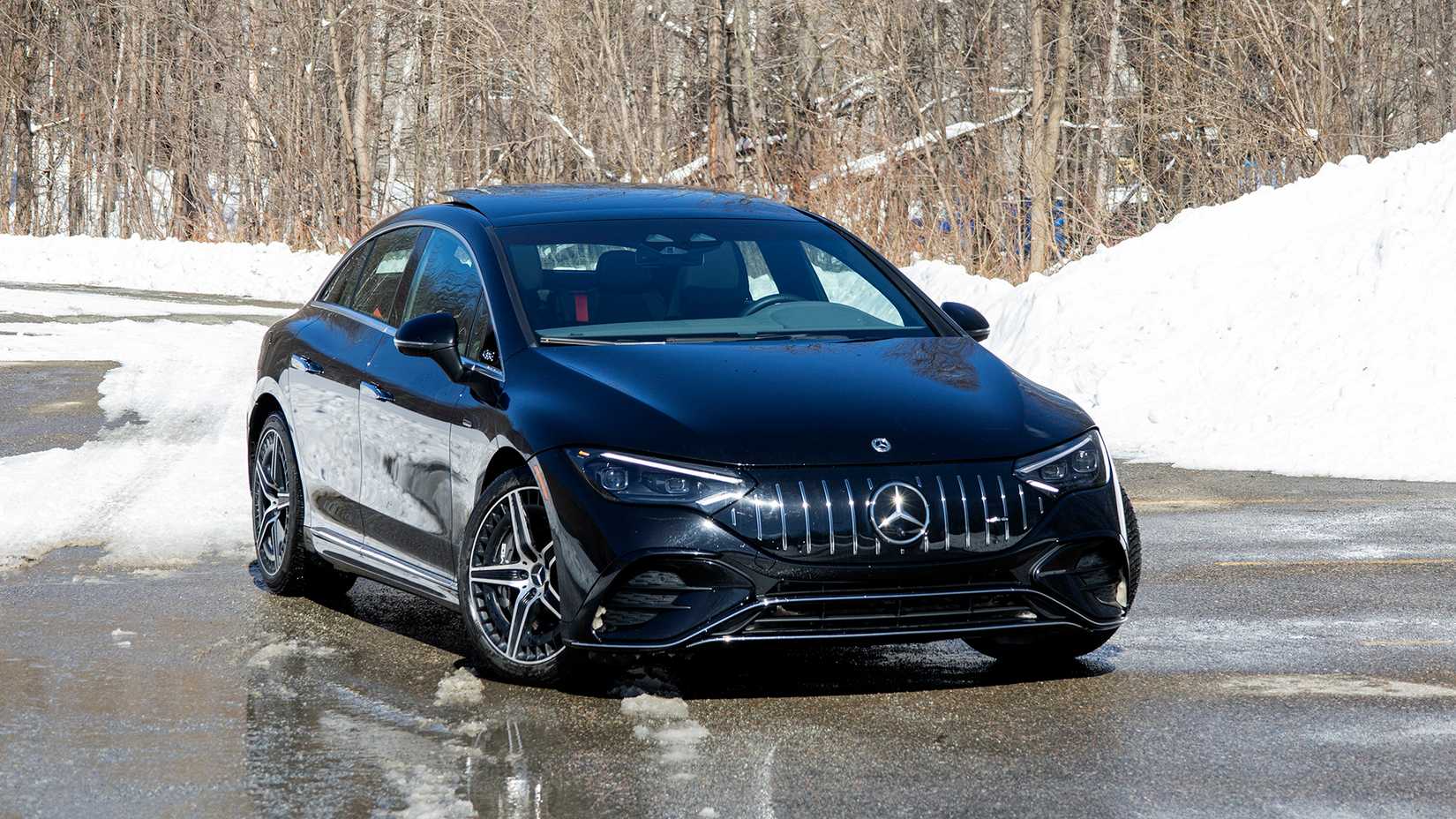 2024 Mercedes-AMG EQE Front Three Quarter 1 TopSpeed