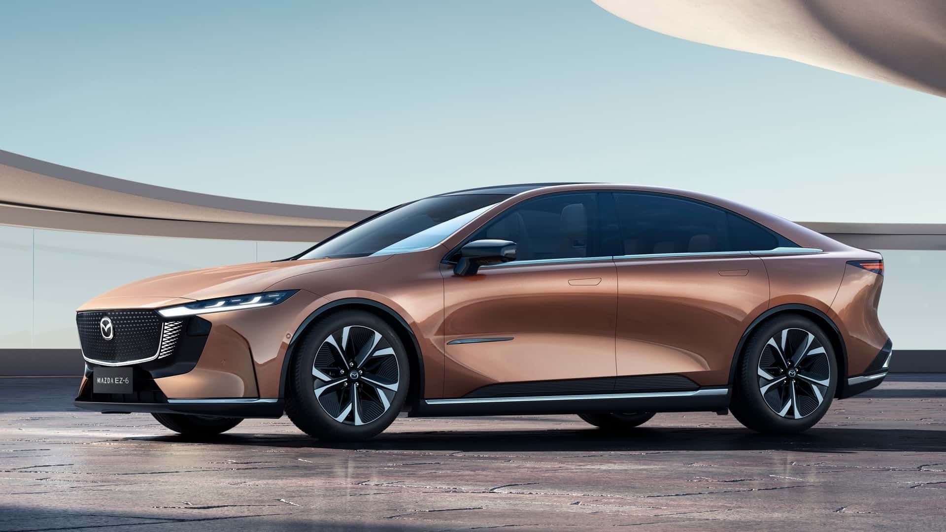 The Mazda6's Electric Successor, The EZ-6, Is A Preview of Mazda's